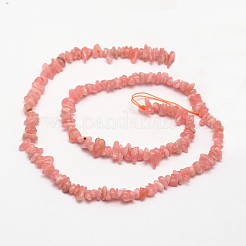 Chips Natural Rhodochrosite Beads Strands&nbsp;G-N0164-22