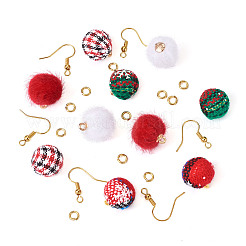 DIY Christmas Style Earring Making Kits&nbsp;DIY-TA0008-88