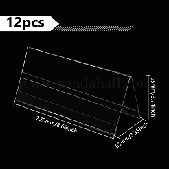 Acrylic Table Number Sign Tent Holder&nbsp;AJEW-WH0314-423