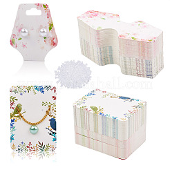 500Pcs 5 Style  Paper Necklace Display Cards&nbsp;DIY-YS0001-27