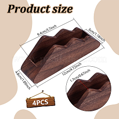 4Pcs Wood Desktop Business Card Holder&nbsp;AJEW-WA0003-56