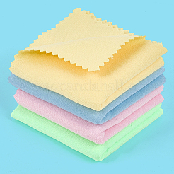 8Pcs 4 Colors Microfiber Musical Instrument Pipe Cleaning Cloth&nbsp;AJEW-CN0004-28
