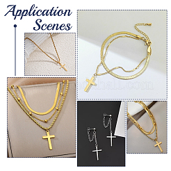 50Pcs 304 Stainless Steel Pendants&nbsp;STAS-UN0063-62