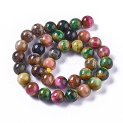 Natural Tiger Eye Beads Strands&nbsp;G-K301-10mm-03