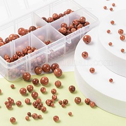 340Pcs 4 Sizes Synthetic Goldstone Beads Strands&nbsp;G-LS0001-11