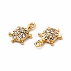 Ion Plating(IP) 316 Surgical Stainless Steel with Crystal Rhinestone Charms&nbsp;STAS-G305-06G
