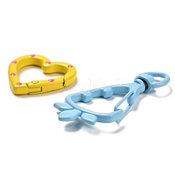 Spray Painted Alloy Clasps Set&nbsp;FIND-XCP0002-44