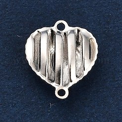 925 Sterling Silver 3D Holow Connector Charms&nbsp;STER-F058-02S-01