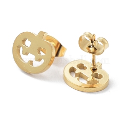 304 Stainless Steel Stud Earrings for Halloween&nbsp;LS-EJEW-H136-07G