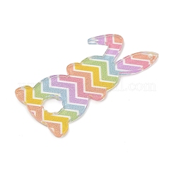 Printed Transparent Acrylic Pendants&nbsp;FIND-K017-14B