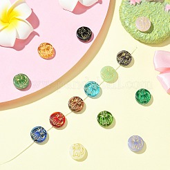 14Pcs 14 Colors Handmade Lampwork Beads&nbsp;LAMP-CJ0002-86