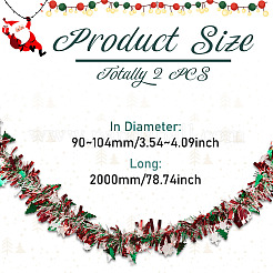 PET Shiny Tinsel Hanging Garland&nbsp;AJEW-TADJ0001-04