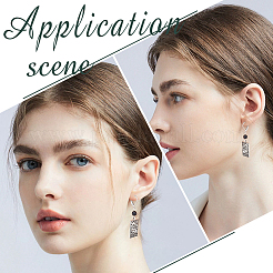 200Pcs 304 Stainless Steel Leverback Earring Findings&nbsp;STAS-BBC0004-15