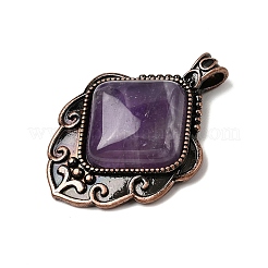 Natural Amethyst Pendants&nbsp;G-A297-03R-18