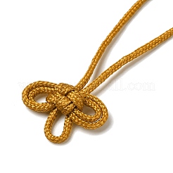 Nylon Lucky Knot Cord Amulet Yuki Pendant Decorations&nbsp;AJEW-NH0001-01C