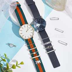 13Pcs 13 Style Heart & Bowknot & Oval & Rectangle Resin Alloy Watch Band Charms Set&nbsp;MOBA-PH0001-14