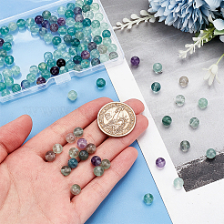 Natural Fluorite Bead Strands&nbsp;G-OC0001-43