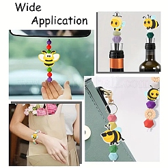 20Pcs 10 Styles PVC & Silicone Beads&nbsp;FIND-YW0017-88