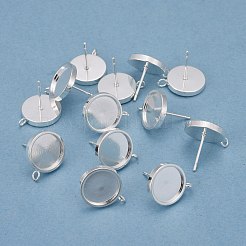 201 Stainless Steel Stud Earring Findings&nbsp;STAS-H410-08S-A
