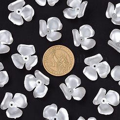 Flower Imitation Pearl Acrylic Bead Caps&nbsp;X-OACR-L004-7226