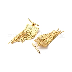 Rack Plating Brass Ear Studs&nbsp;EJEW-P226-16G