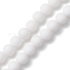 Round Silicone & Resin Evil Eye Beads Name Card Necklace Lanyard&nbsp;NJEW-JN05095-02