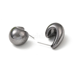 Teardrop Acrylic Stud Earrings&nbsp;EJEW-P251-02