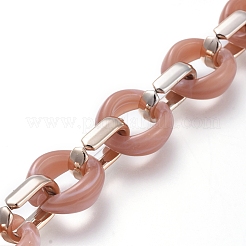 Transparent Acrylic Handmade Cable Chain&nbsp;AJEW-JB00547-02