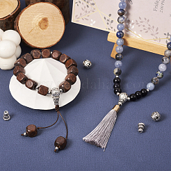 Tibetan Style Alloy 3 Hole Guru Beads&nbsp;LS-FIND-TAC0017-34A
