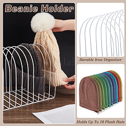 Iron Desktop Hat Storage Rack&nbsp;ODIS-WH0099-191A