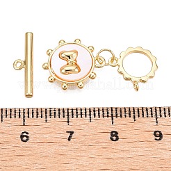 Brass Toggle Clasps&nbsp;LS-KK-N254-158G