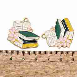Graduation Season Alloy Enamel Pendants&nbsp;ENAM-V002-01E-KCG