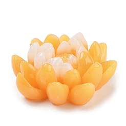 Two Tone Opaque Resin Decoden Cabochons&nbsp;RESI-K042-01G