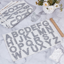 104Pcs 4Sets Letter A~Z Resin Rhinestone Hotfix Rhinestone&nbsp;DIY-GO0002-84B