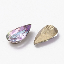 Embossed K9 Glass Rhinestone Cabochons&nbsp;RGLA-H008-01D