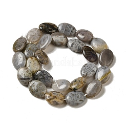 Natural Bamboo Leaf Agate Beads Strands&nbsp;G-NH0014-B01-02