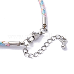 Polyester Cord Braided Bracelet Makings&nbsp;MAK-Z003-01P-02