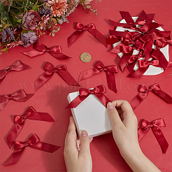60Pcs Polyester Self-adhesive Bowknot for Gift Box Packaging Accessories&nbsp;AJEW-ME0002-34