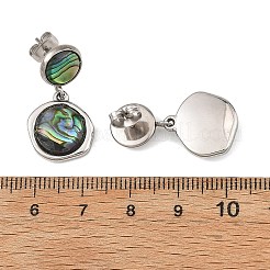 304 Stainless Steel Dangle Stud Earring for Women&nbsp;EJEW-JE07351