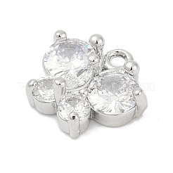Brass Micro Pave Cubic Zirconia Pendants&nbsp;LS-KK-Z094-16P-02