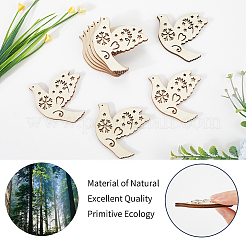 DIY Wood Pendant Decorations&nbsp;WOOD-WH20007-02C