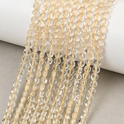 Natural Lemon Quartz(Heated) Beads Strands&nbsp;GG-NH0007-E01-02