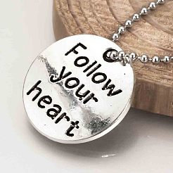 Tibetan Style Alloy Pendants&nbsp;TIBEP-Q078-21AS-RS