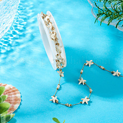 1M Handmade 316 Stainless Steel Starfish Link Chains&nbsp;CHS-TA0001-67A