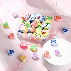 65~70Pcs Handmade Polymer Clay Beads&nbsp;CLAY-YW0001-47