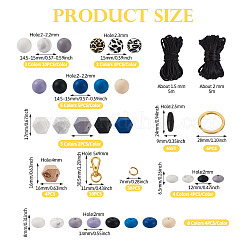 DIY Beaded Keychain Bracelet Making Kit&nbsp;DIY-TA0004-23