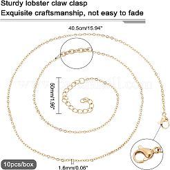 304 Stainless Steel Cable Chain Necklace&nbsp;STAS-UN0017-34G-A