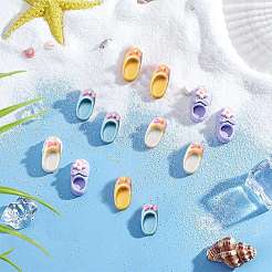 40Pcs 4 Styles Opaque Resin Cabochons&nbsp;FIND-SC0003-73