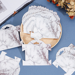 Rectangle Paper Hair Clip Display Cards&nbsp;CDIS-WH0027-04A-01