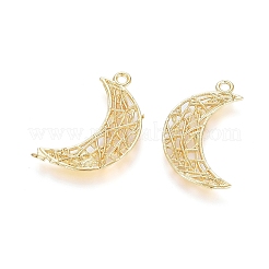 Brass Pendants&nbsp;X-KK-G389-13G